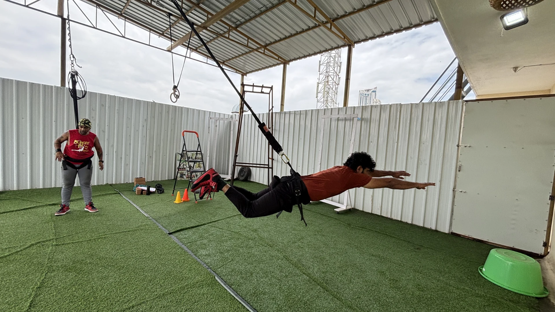 Bungee fitness at Omtheway