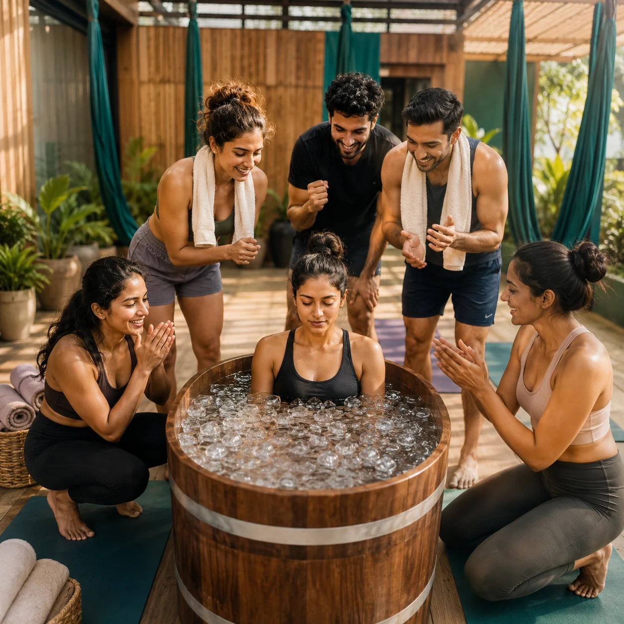 Ice Bath at Omtheway